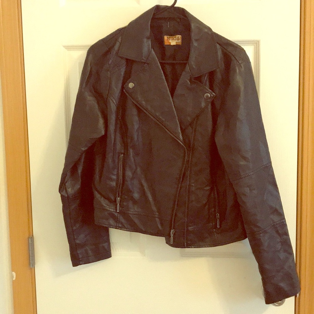 Faux Leather Jacket